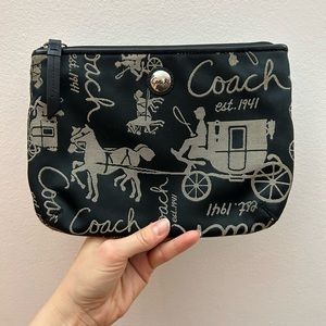 COACH Clutch - Marks on the top interior edge